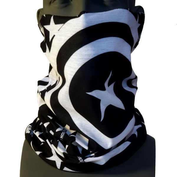 AVALON7 Patriot Tshield Black and White American Flag Facemask