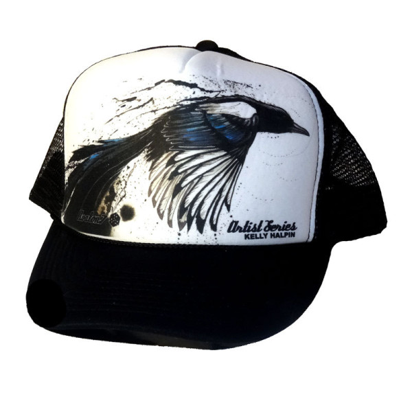 AVALON7 Magpie Trucker Hat by Kelly Halpin