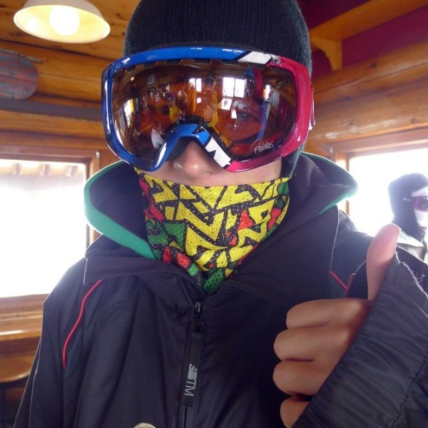 AVALON7 Cascade Rasta Bandaril snowboard bandana facemask
