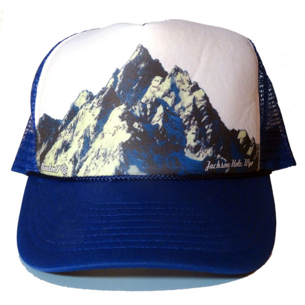 Majestic Grand Tetons Blue Trucker Hat