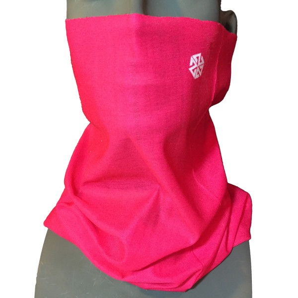 AVALON7 Solid Pink snowboarding faceshield- multifuncitonal adventure scarf