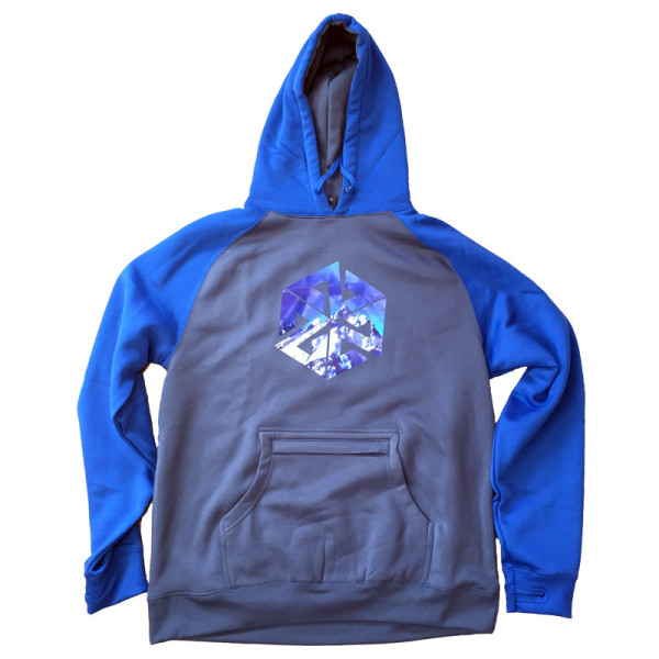 AVALON7 tech fleece hoodie blue majestic tetons
