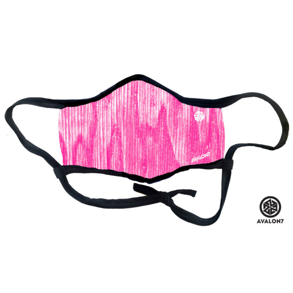 avalon7 hot pink adjustable comfortable facemask