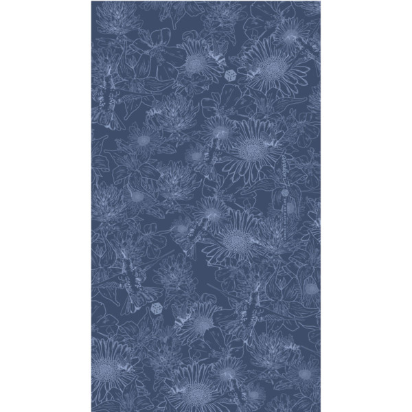 avalon7 blue flower neck gaiter by Katie Cooney Jackson Hole