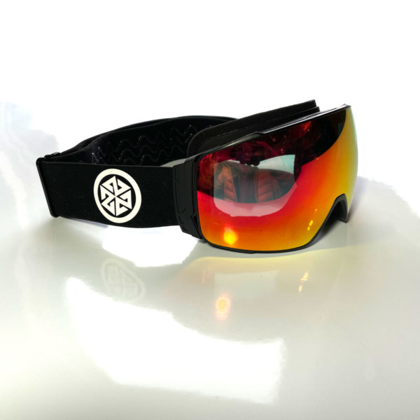 A7 Astra Magnetic Snowboard goggle black strap anti fog