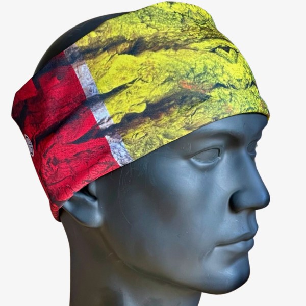 AVALON7 Rasta Wood Cooling Sweat Headband