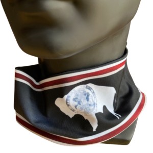 Wyoming State Flag Bison Neck Band