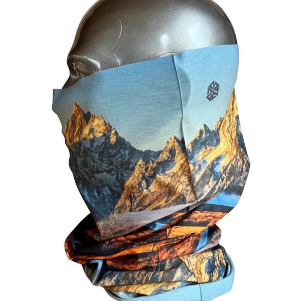 AVALON7 Grand Teton Transitions Neck Gaiter Sun Mask Tube by Rob Kingwill