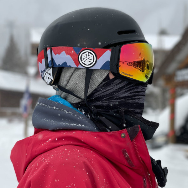Breathable mesh snowboarding skiing neck gaiter avalon7