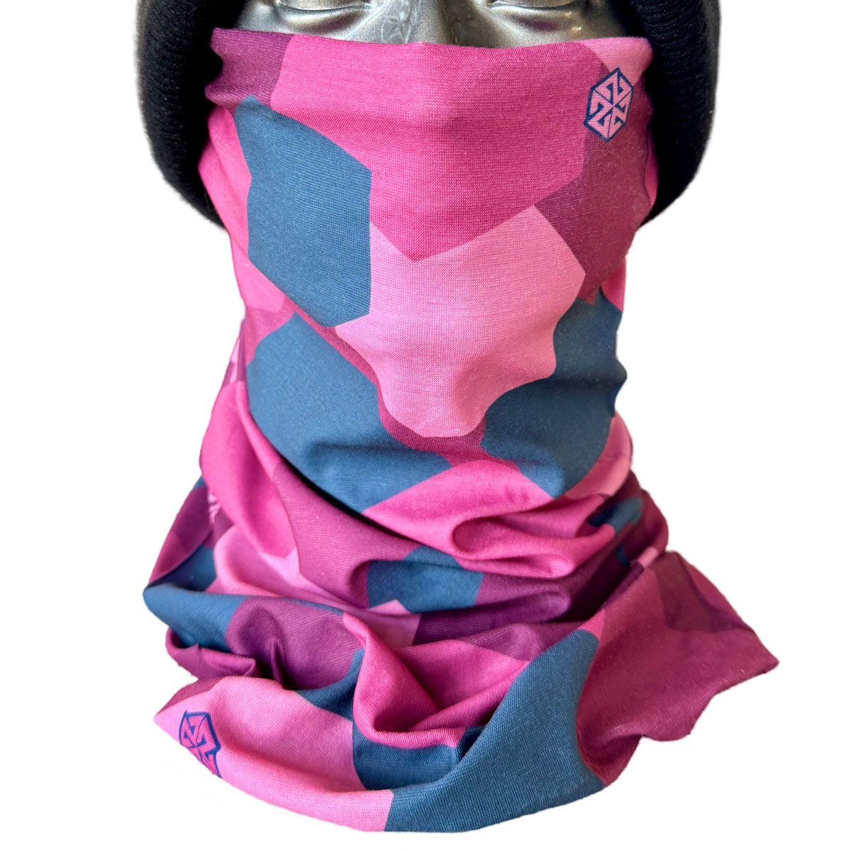 AVALON7 Pink Hex Camo neck gaiter neck warmer