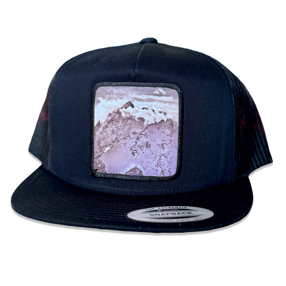 Avalon7 Teton Crag Snapback Hat- Designed in Jackson Hole, Wyoming