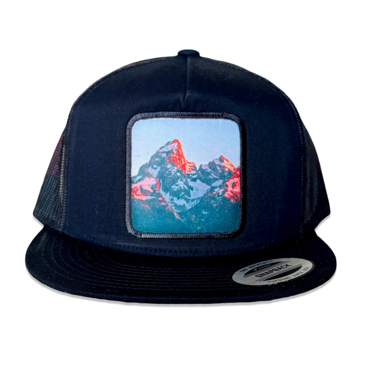 AVLN7 Teton Rising Snapback Hat- Designed in Jackson Hole, Wyoming